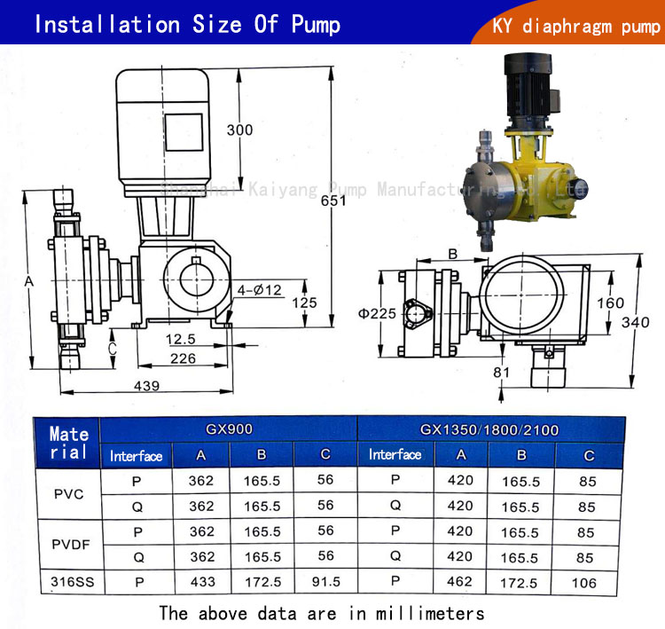 計量隔膜泵原理圖 計量隔膜泵原理圖